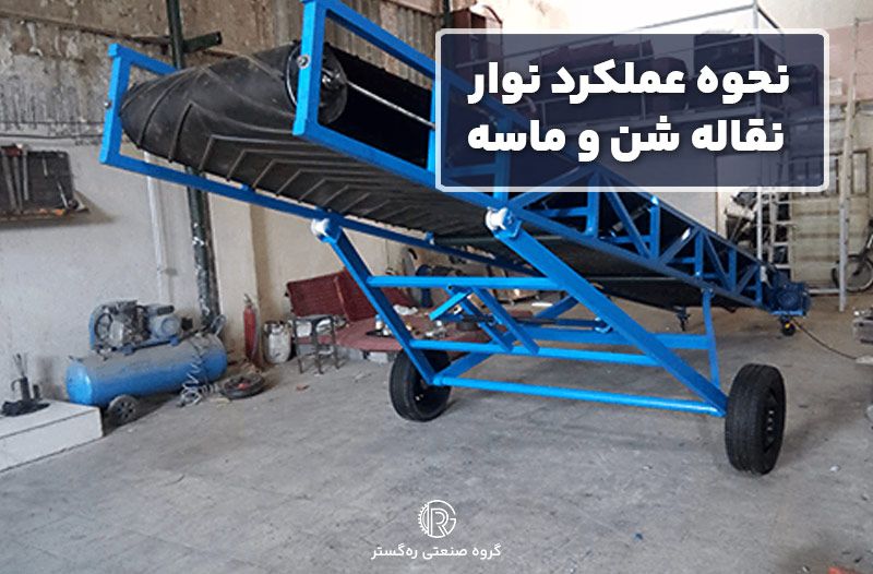نحوه عملکرد نوار نقاله شن و ماسه